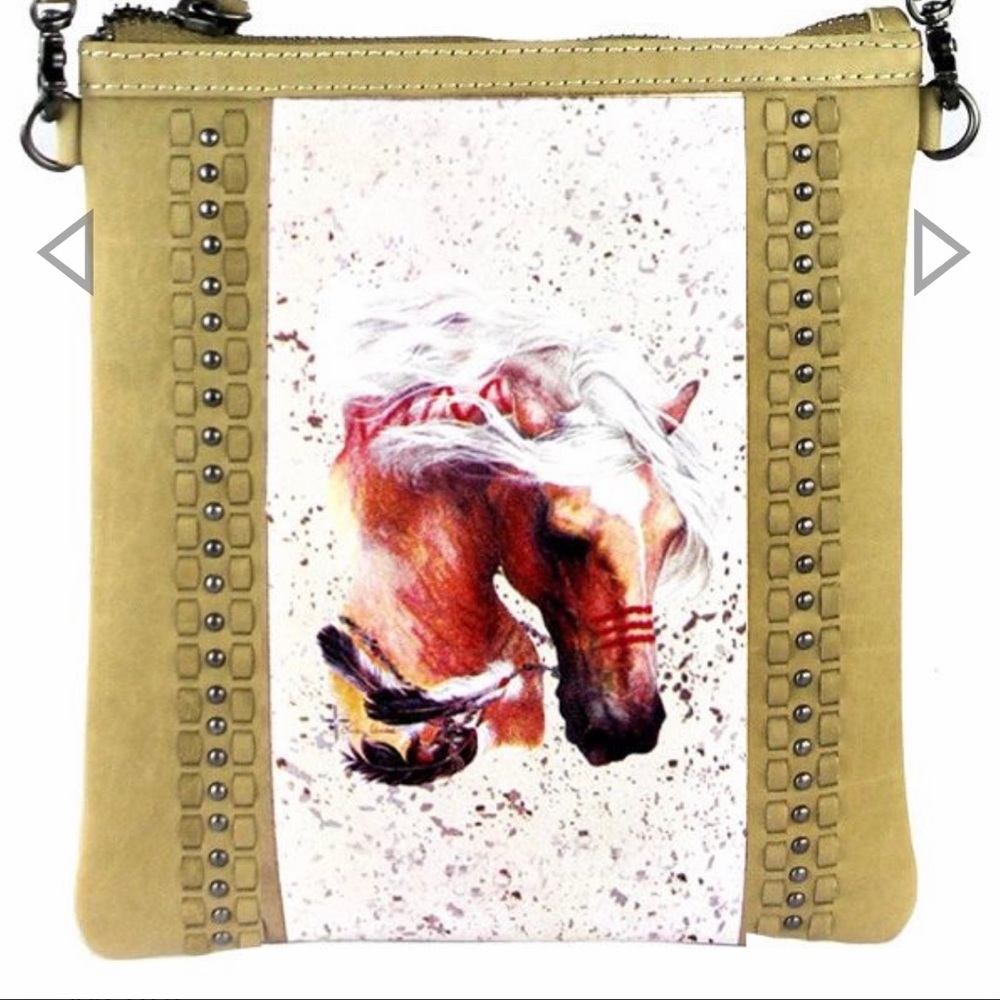 Montana West rodeo collection leather crossbody bag